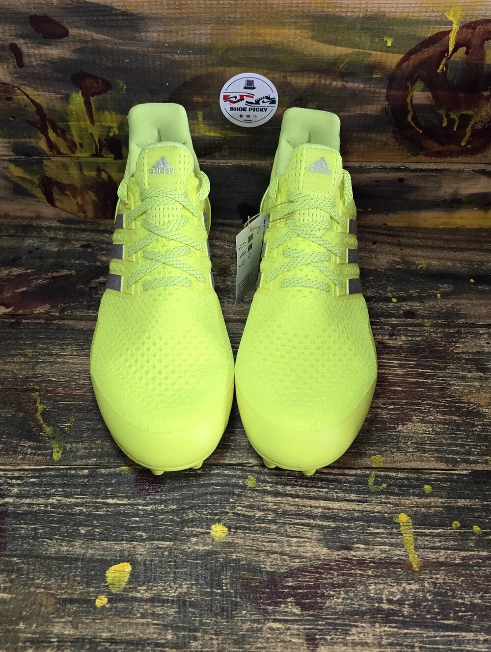Adidas UltraBoost Football Cleats Solar Yellow JP7413 US Men's Size 11 New Rare